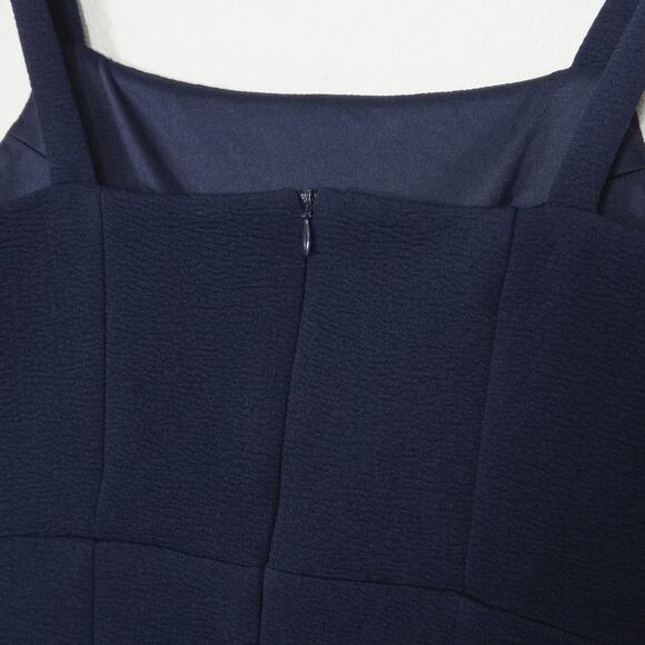 Lulus Bodycon Dress Square Neck Navy Size Small Minimalist Renaissance - Picture 7 of 8